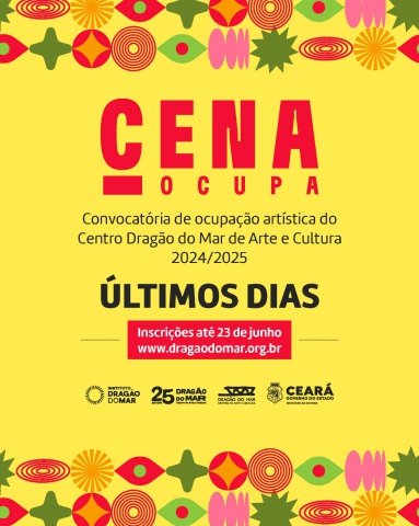Inscrições para a convocatória de ocupação artística do Centro Dragão do Mar encerram neste domingo (23)